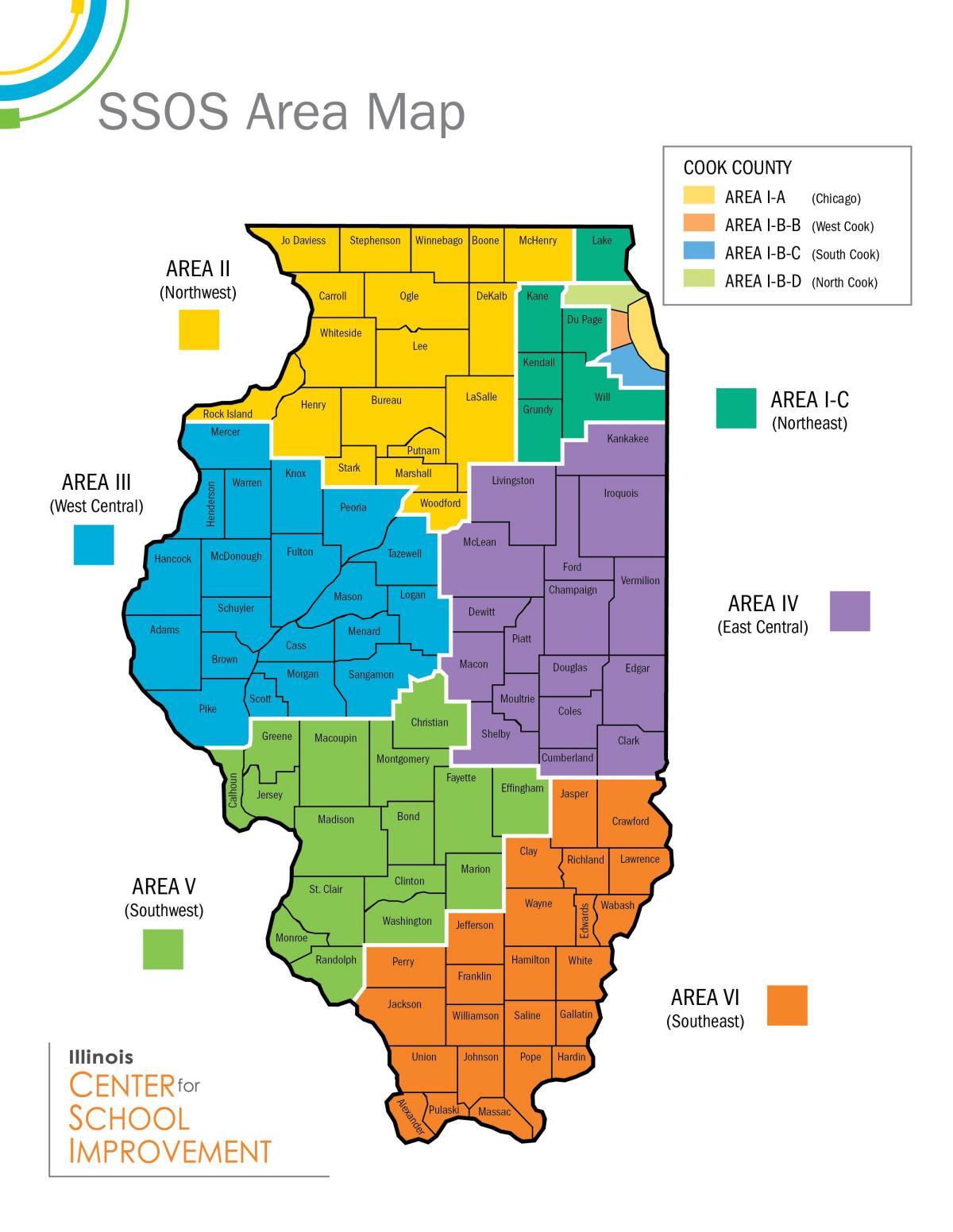Chicago shkollat publike map