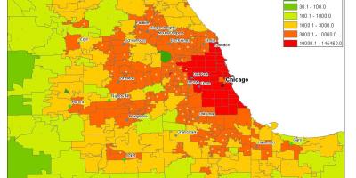 Harta demografike e Çikagos