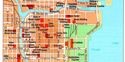 Harta e muzeve në Çikago