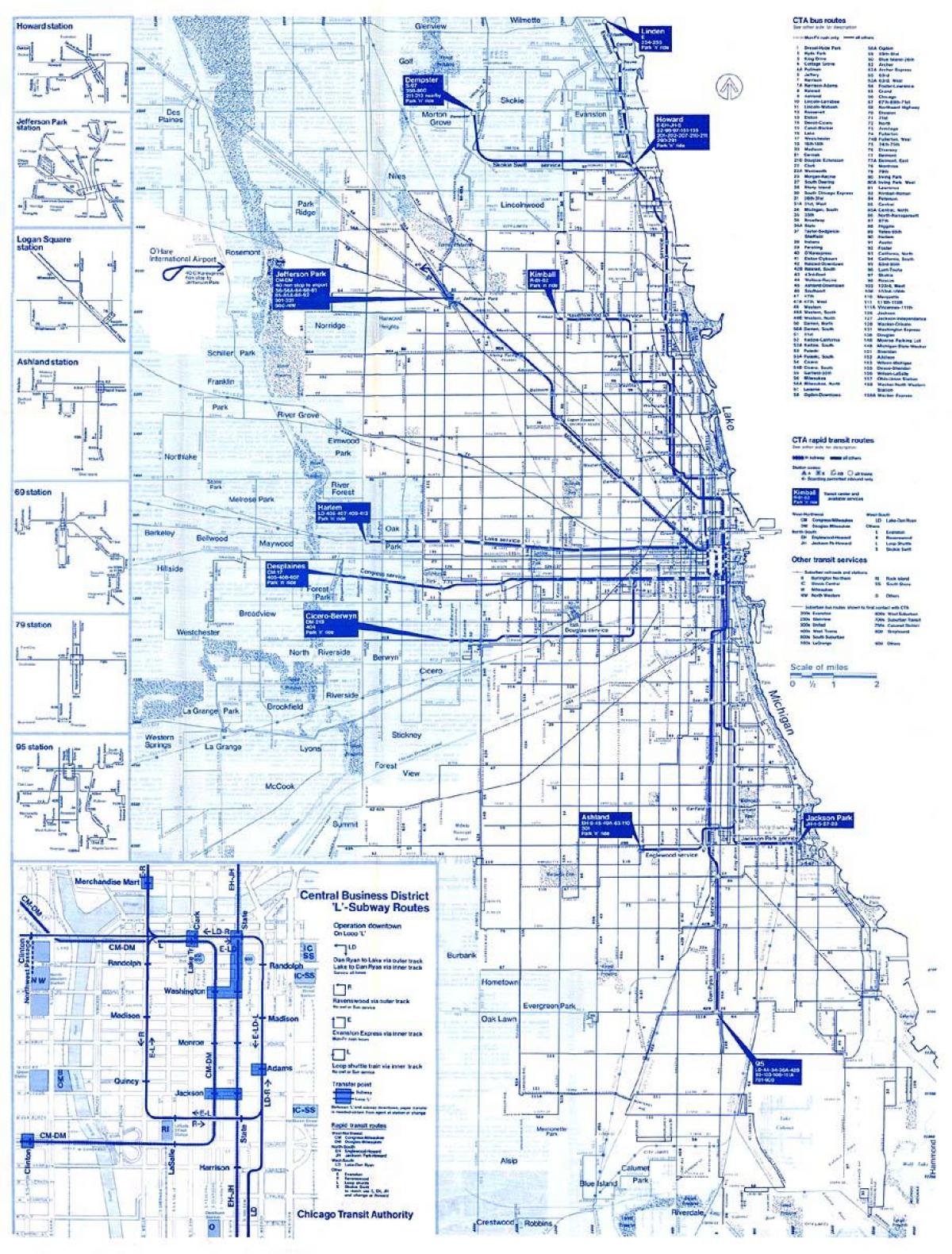 Chicago autobus sistemit hartë