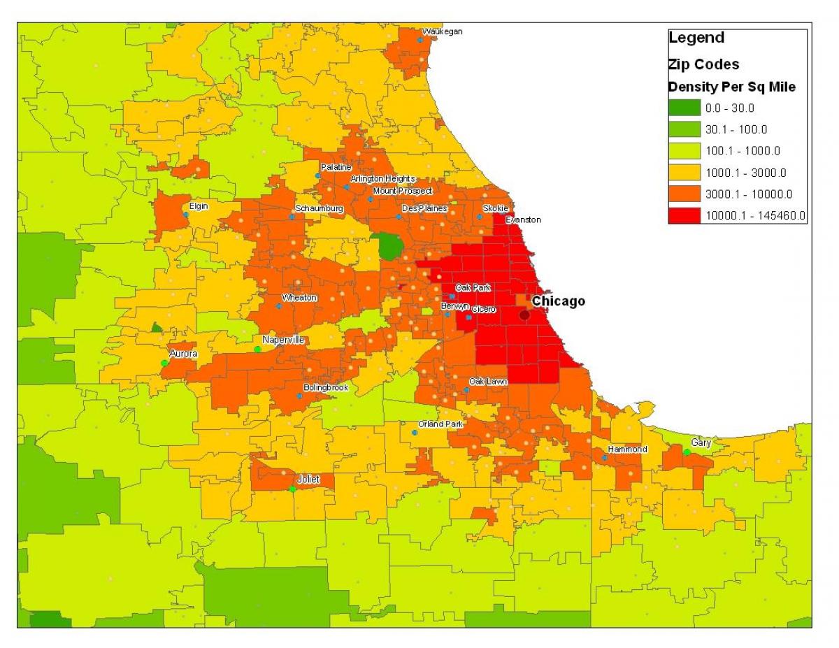 harta demografike e Çikagos