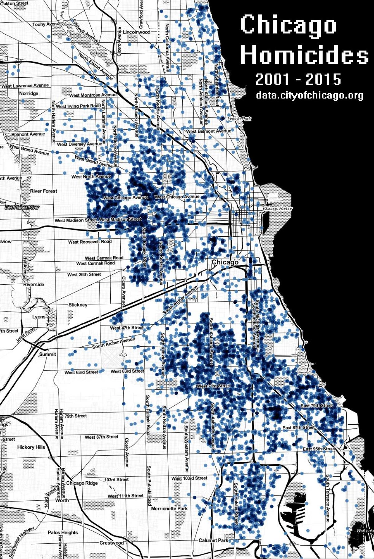 Chicago vrasje hartë