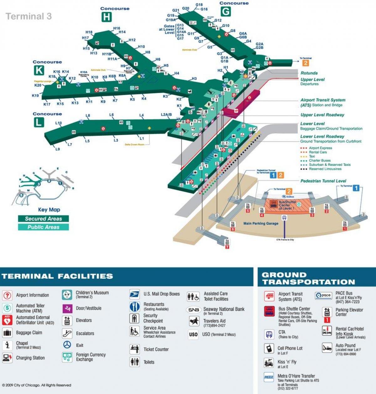 harta O Krejt aeroport