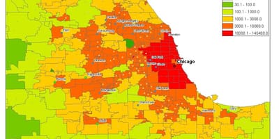 Harta demografike e Çikagos