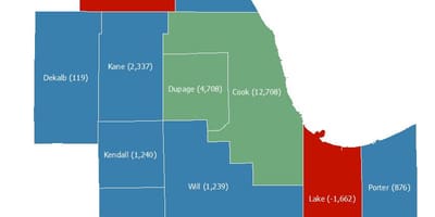 Harta e cook county