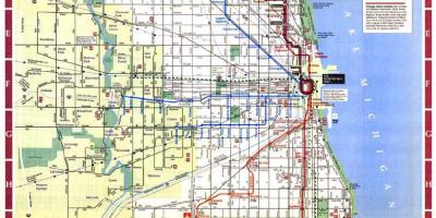 Qyteti i Çikagos hartë