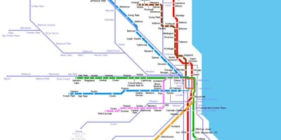 Chicago metro stacion hartë